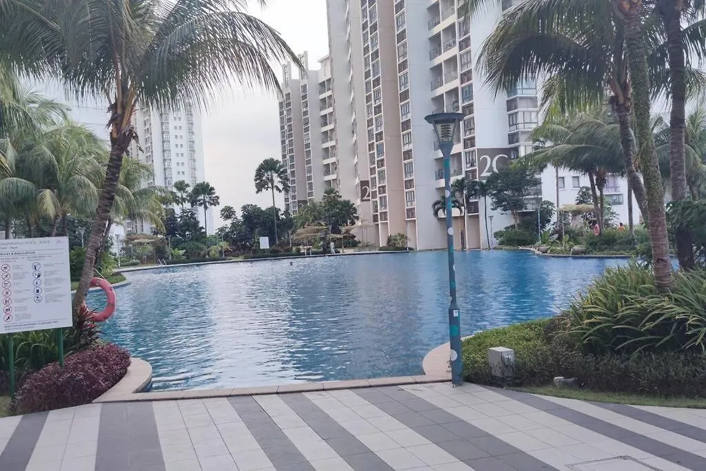 Novi Villa At Danga Bay, Jb City Centre, 2Br, 6 Pax, Wifi Джохор-Бару